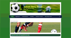 Desktop Screenshot of derrysoccer-pa.com